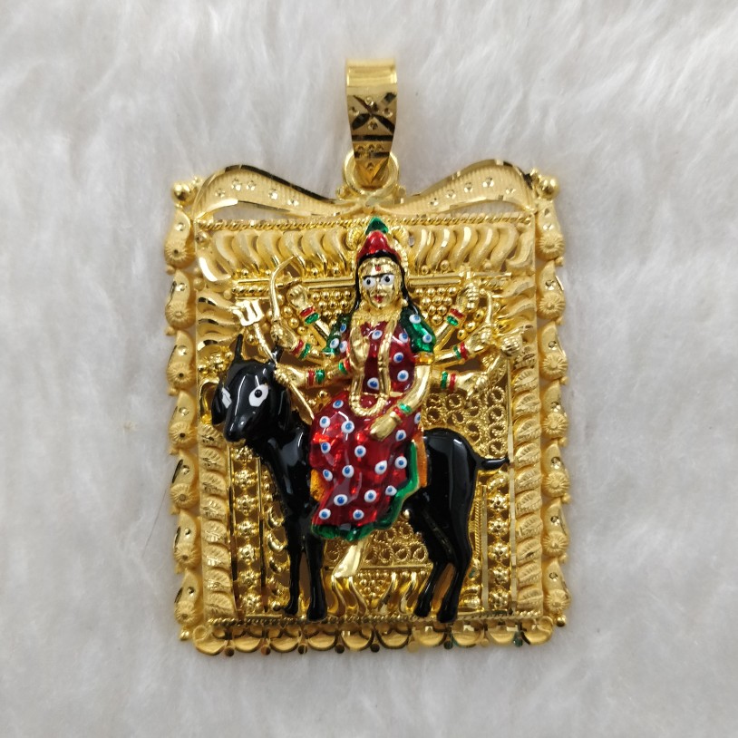 916 Gold Meladi Maa Antique Gent's pendant