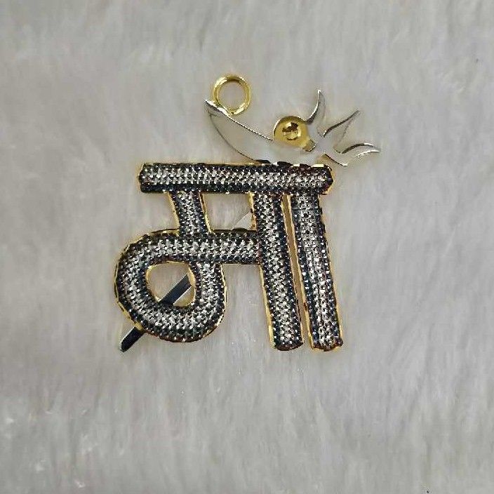 Ma gold designer pendant