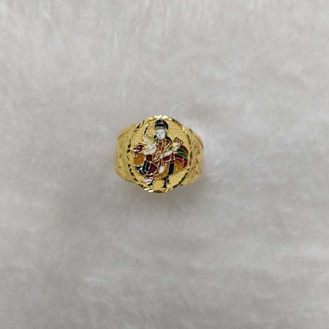 916 Gold Bahuchar Maa Gents Ring