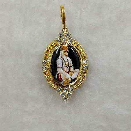 22KT Gold Religious Hanumanji Photo Pendant