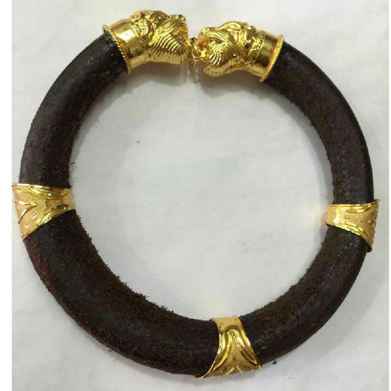 22KT Gold Gendakada Rubber Bands Bracelet