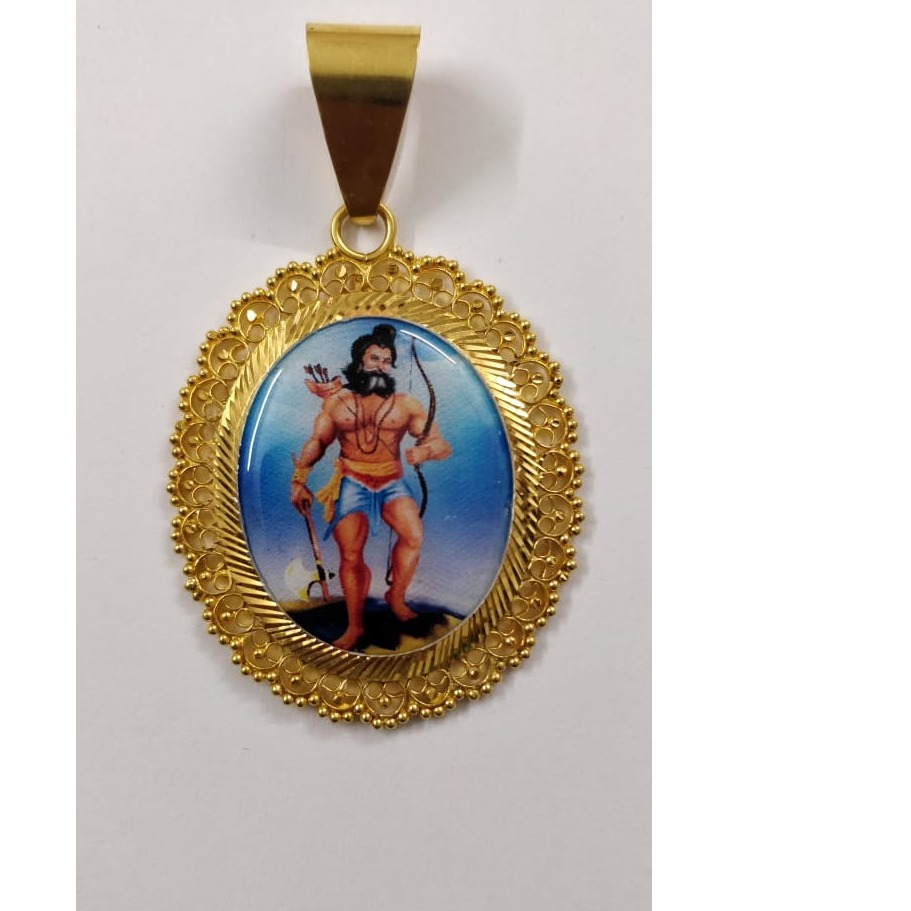 22K/916 Gold God shape pendant