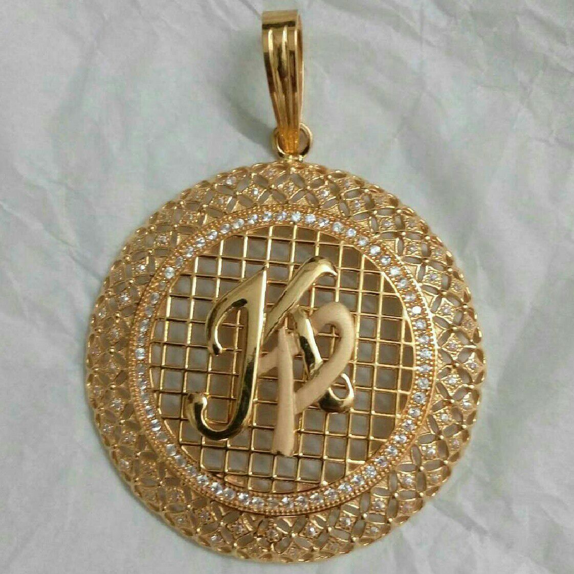 916 Yellow Gold Designer Pendant