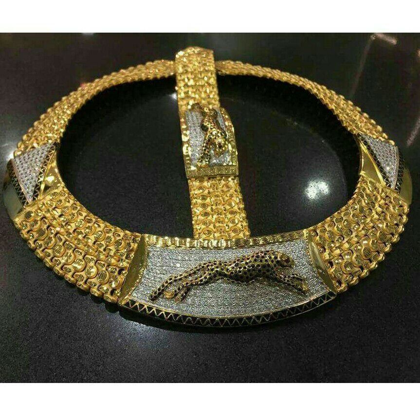 22K / 916 Gold Gents Jaguar Modern Chain