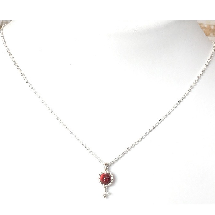 Sterling Silver 925 Pave Ladies Modern Pendant Chain