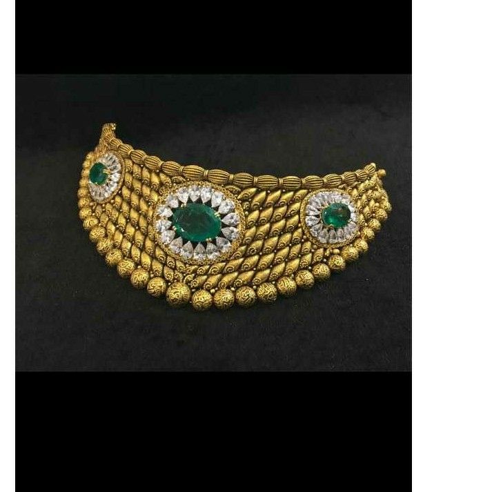 22K Gold Antique Wedding Special Gold Necklace