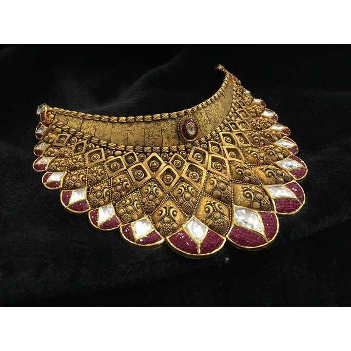 22K / 916 Gold Jadtar Wedding Special Necklace