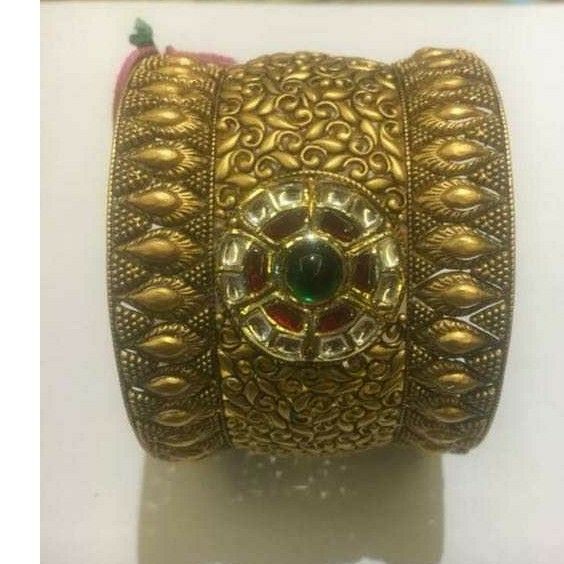 22K / 916 Kundan Wedding Special Gold Bangle