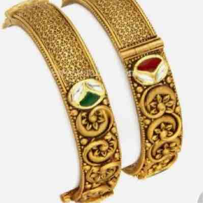 22K / 916 Gold Ladies Jadtar Wedding Kada (Pieces)