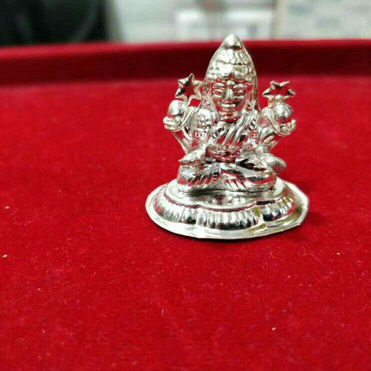 Silver Antique God Religious Murti