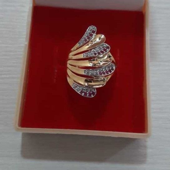 22k CZ Diamond Turkey Style Ladies Ring