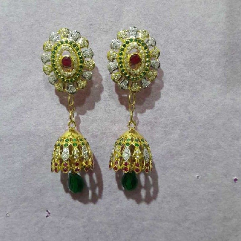 22K / 916 Gold Indian Stylish Earrings