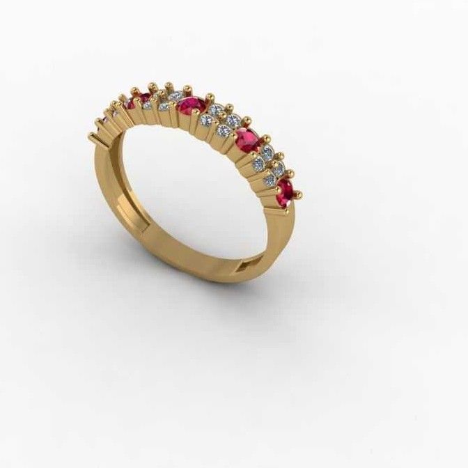 22K / 916 Gold Indian Modern Designer Ring