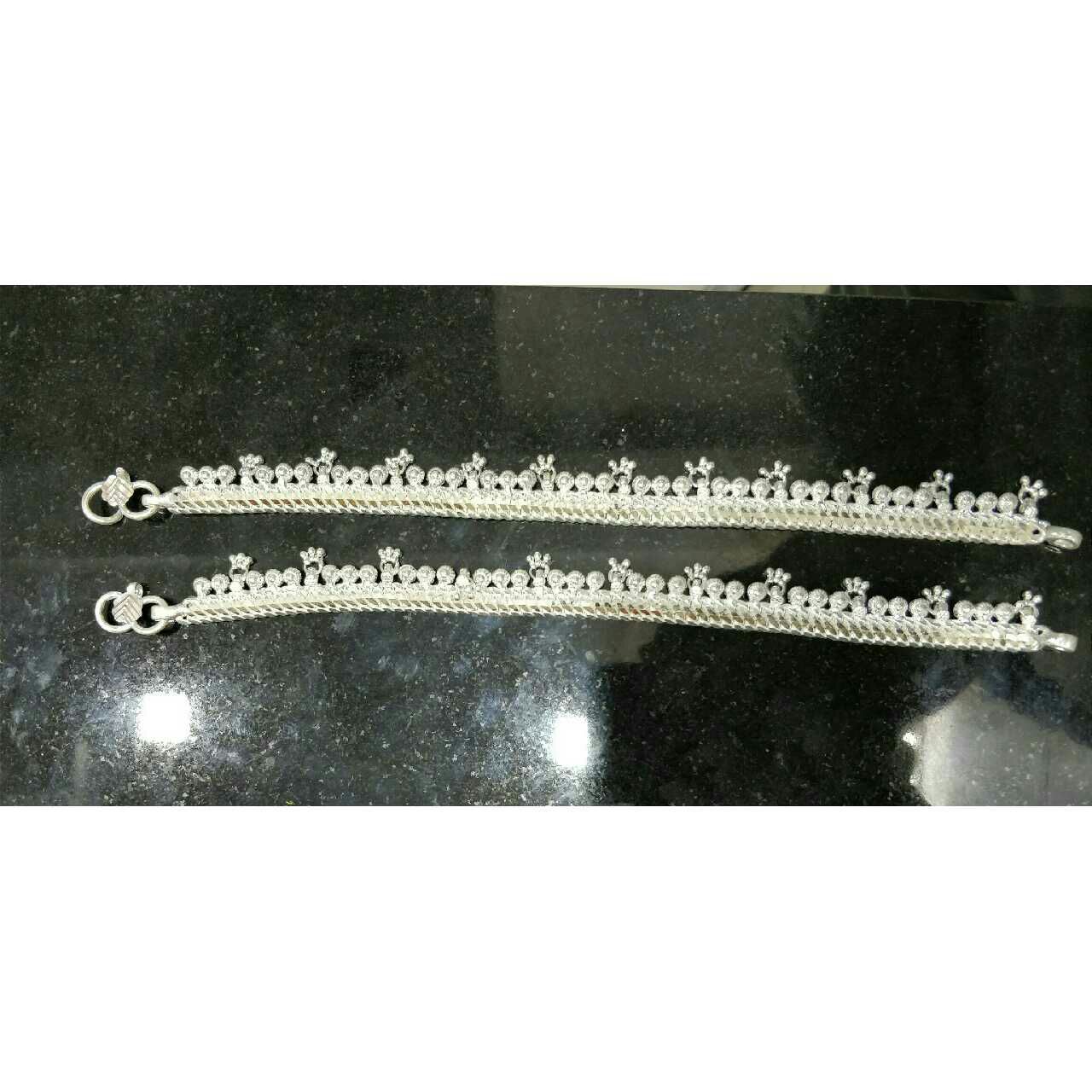 18K Silver Jodhpuri Karap Payal