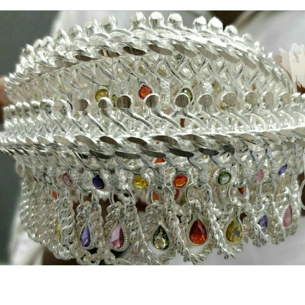 925 Silver Immrati Shiny Waist Belts (72-T, 60-T)