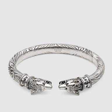 Silver Nahar Mukh Kada