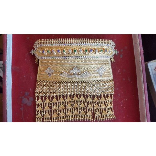 Gold Designer Rajputi Necklace