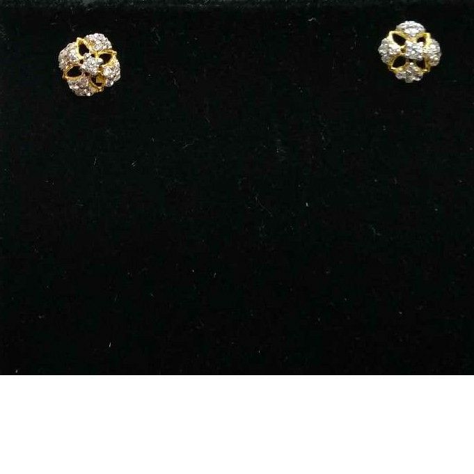 22K / 916 Yellow CZ Gold Ladies Baby Tops