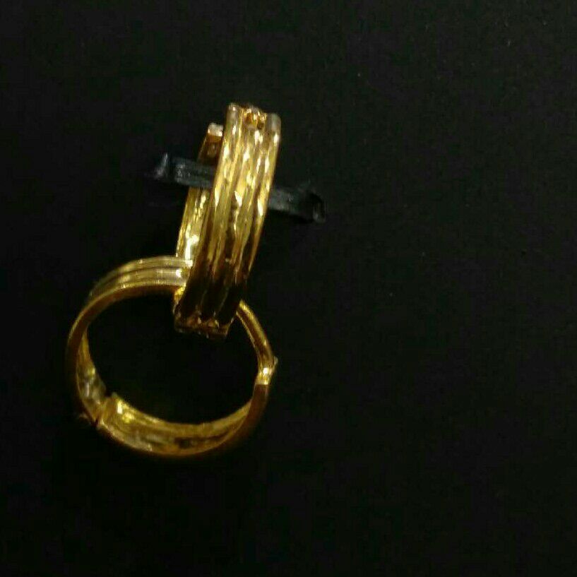 18K / 750 Gold Ladies Plain CZ Casting Bali