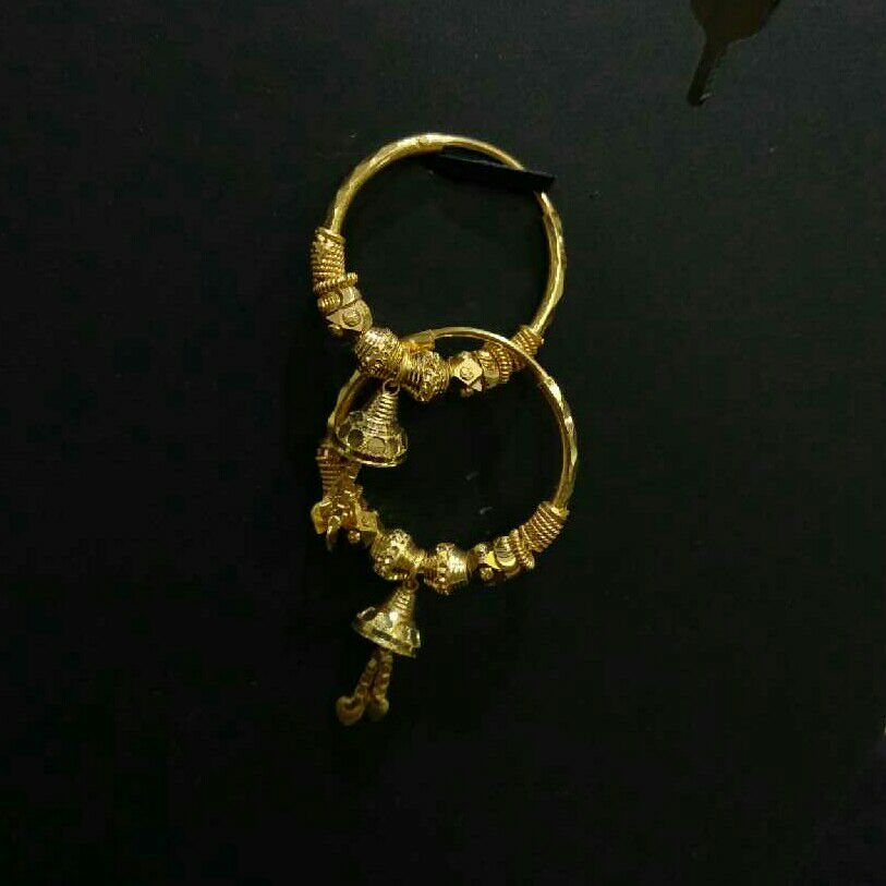 22K / 916 Gold Ladies Indian Plain Pipe Bali