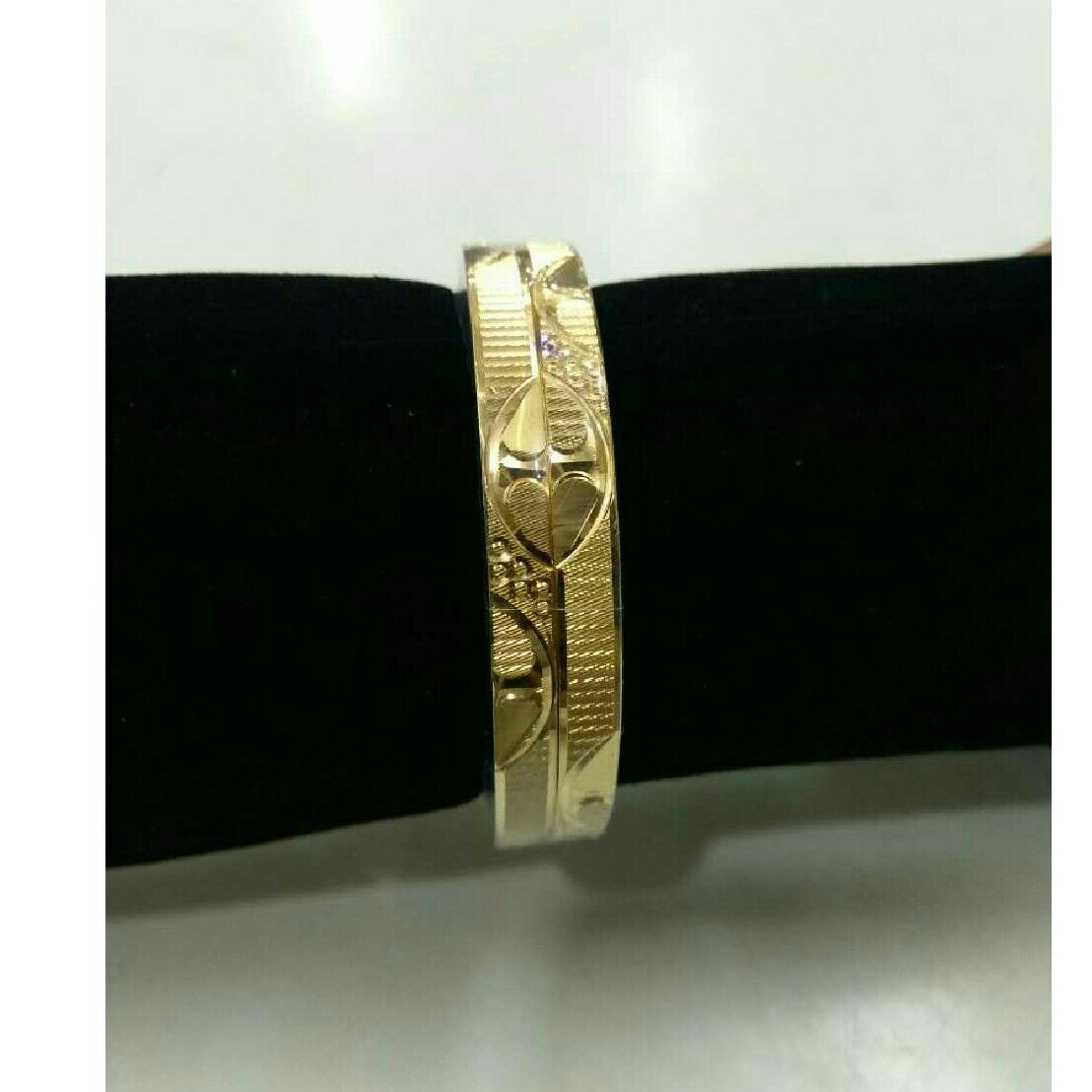 22K / 916 Gold Khila CNC Dull Yellow Bangle