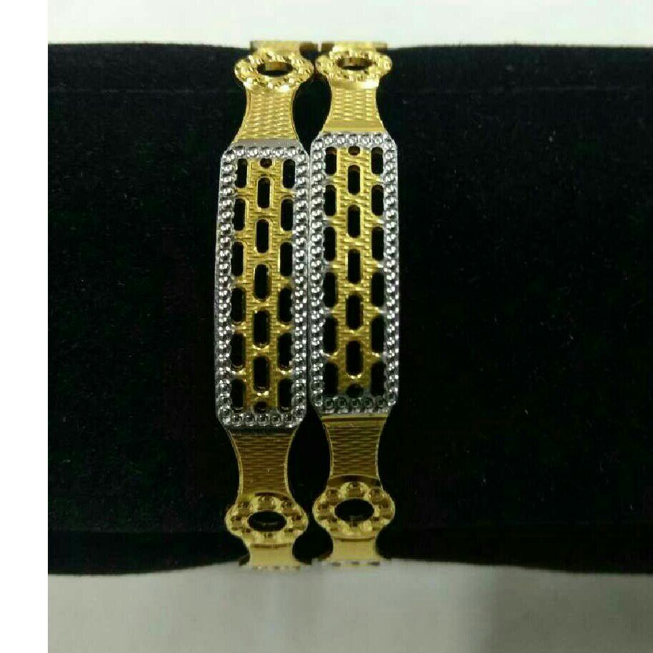 22k Gold Machine Cut Designer Bangle ( Pieces )