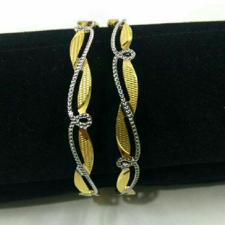 916 Gold CNC Modern Unique Bangles