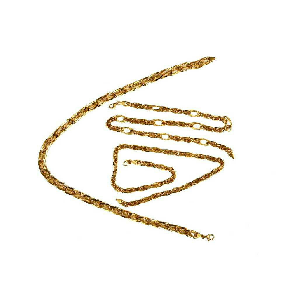 916 Yellow Gold Stylish Gents Chain