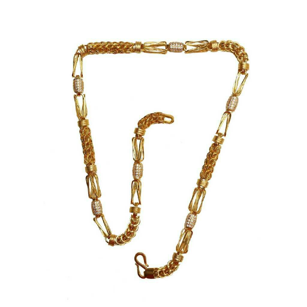 916 Yellow Gold Designer Gents Chain
