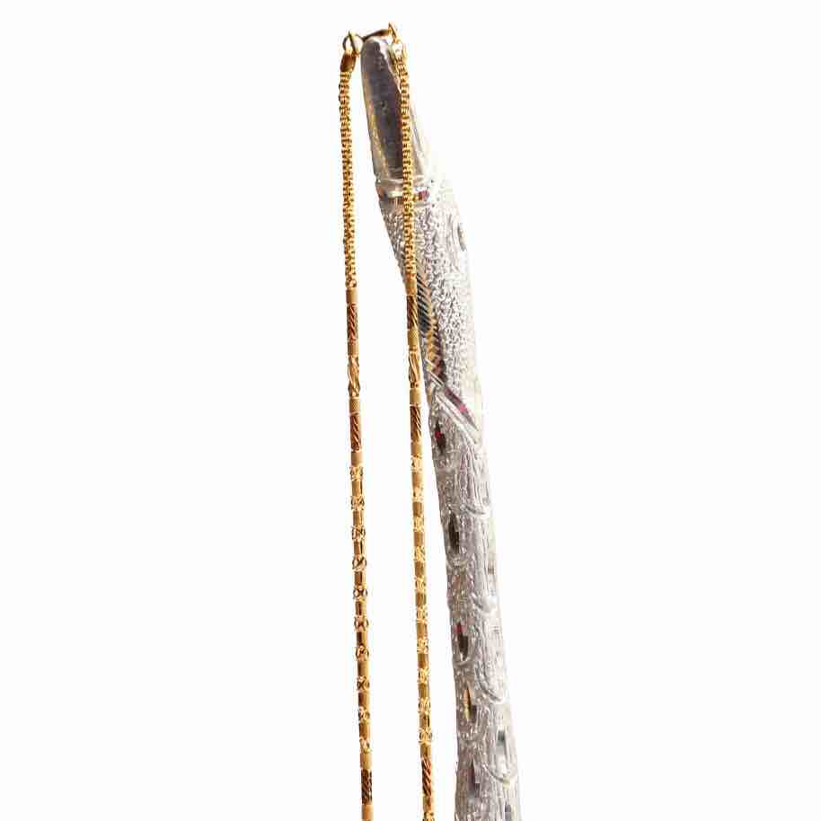 Handmade gold chain