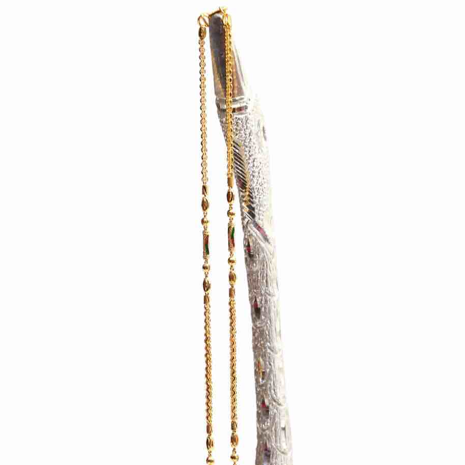Handmade gold chain
