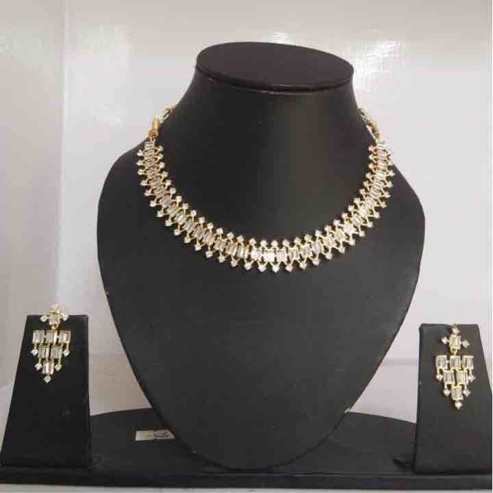 Fancy Artificial Kundan Necklace Set