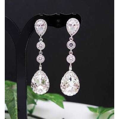 Diamond Attractive Stone Earrings
