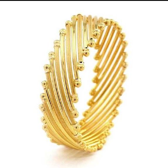 Ladies Gold Fancy Bangles