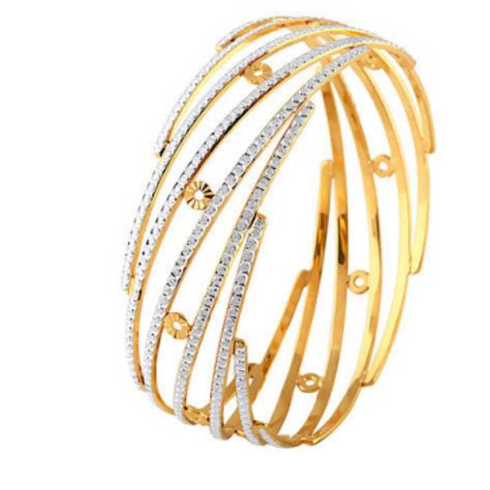 Designer 916 Gold Ladies Kada