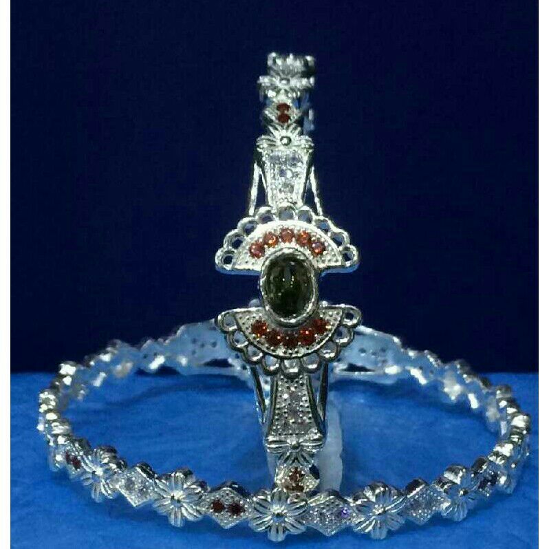 Silver Antique Micro Bangle