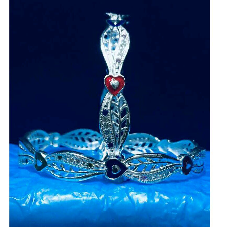 Silver Stylish  Micro Bangles