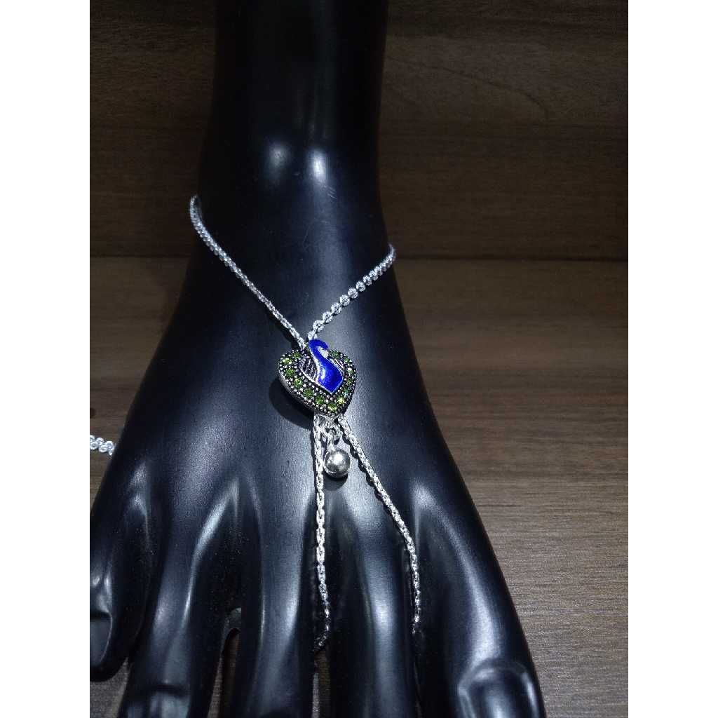 Silver Trendy Bombay Toe Ring