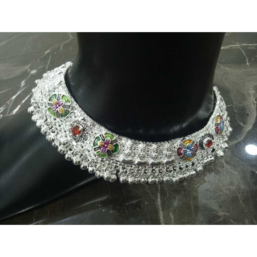 925 Silver Broad  Gugri Ladies Payal