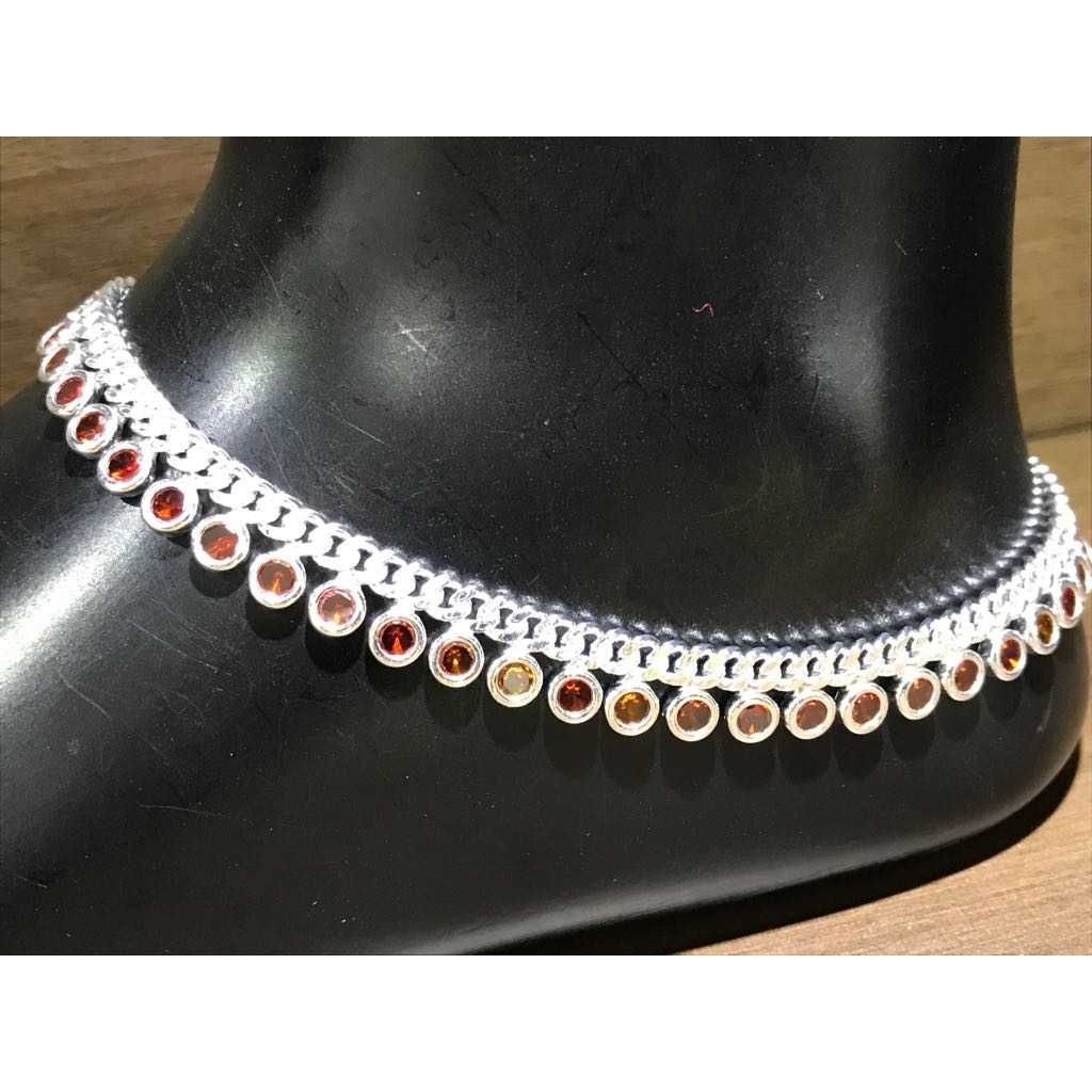 Silver Designer Ladies Payal