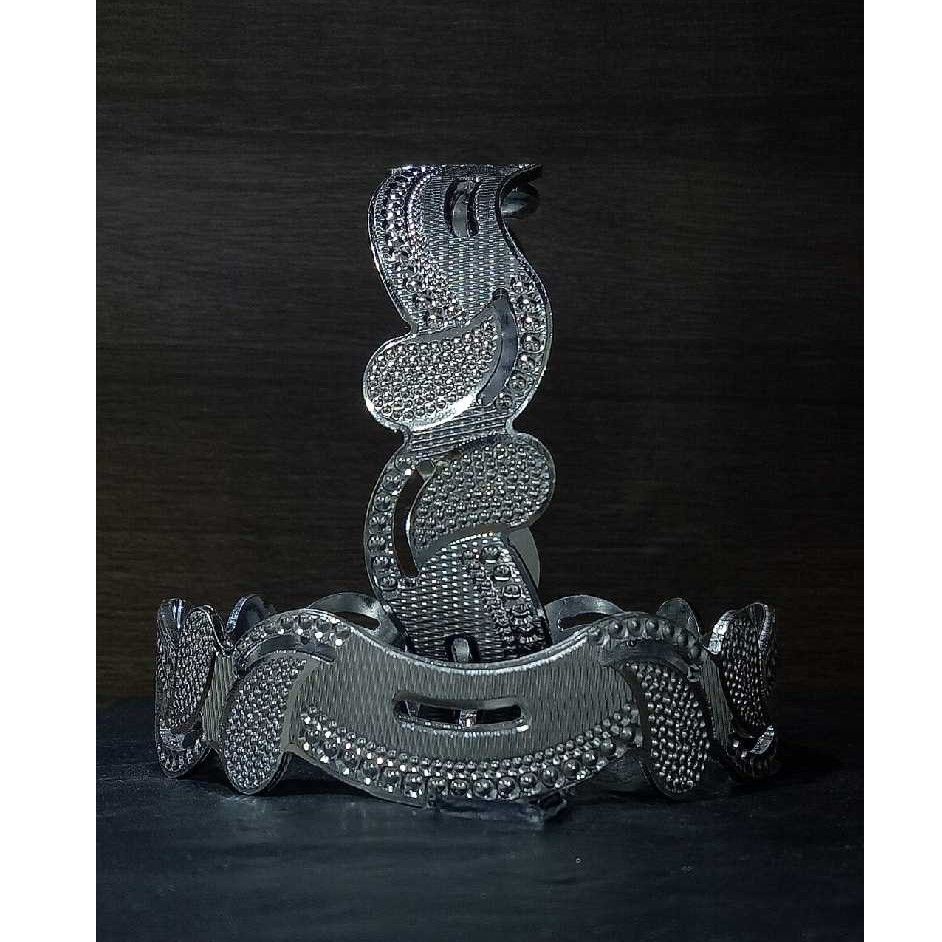 Silver Designer CNC Bangles