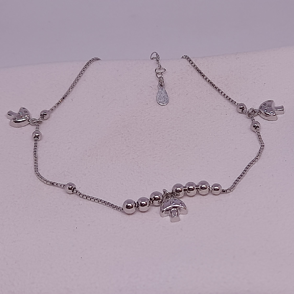 antique silver ladies anklets