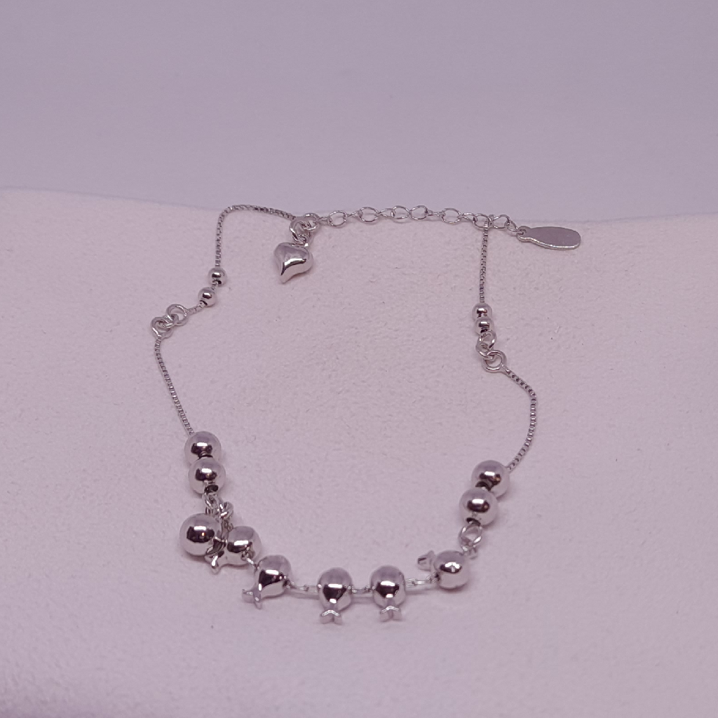 925 silver simple anklets