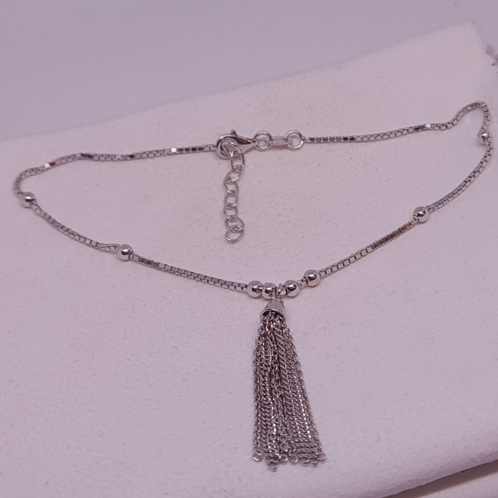 silver anklets for ladies