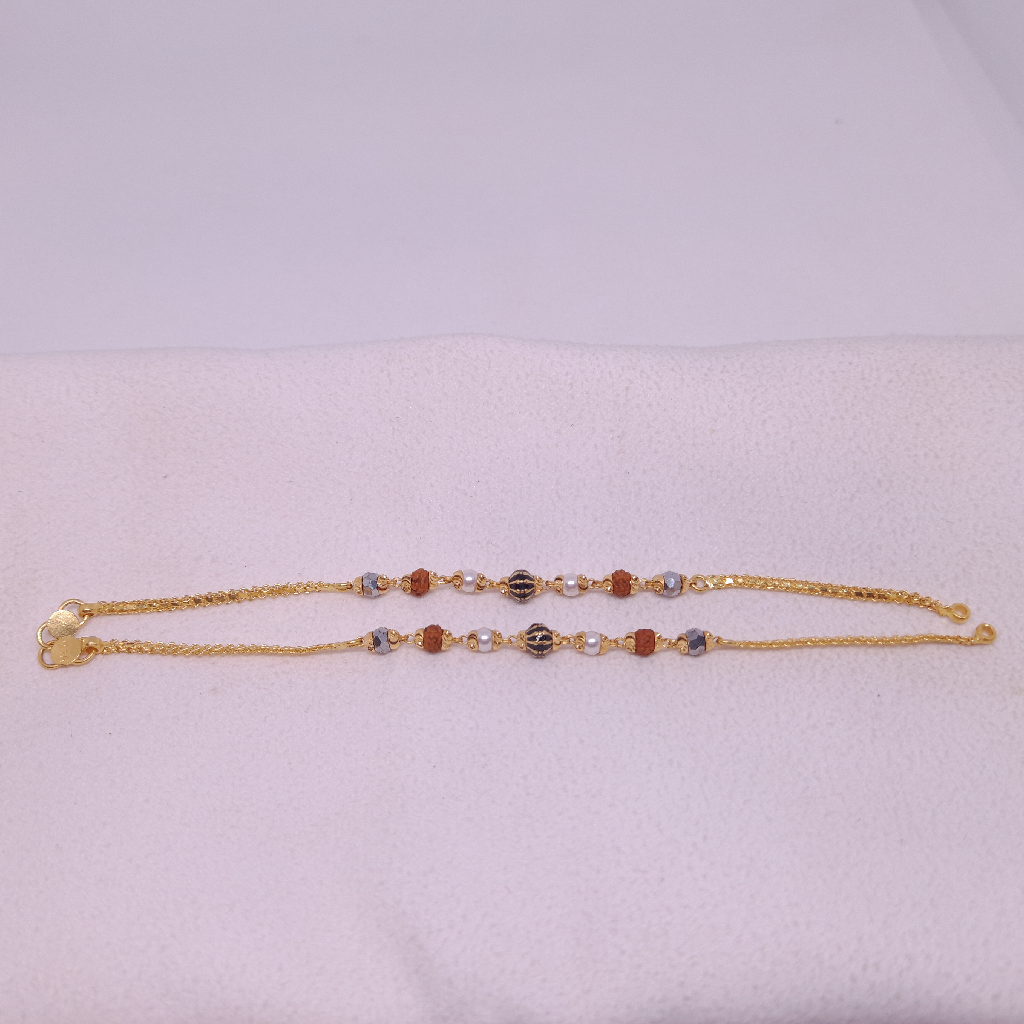 916 gold pearl baby bracelet