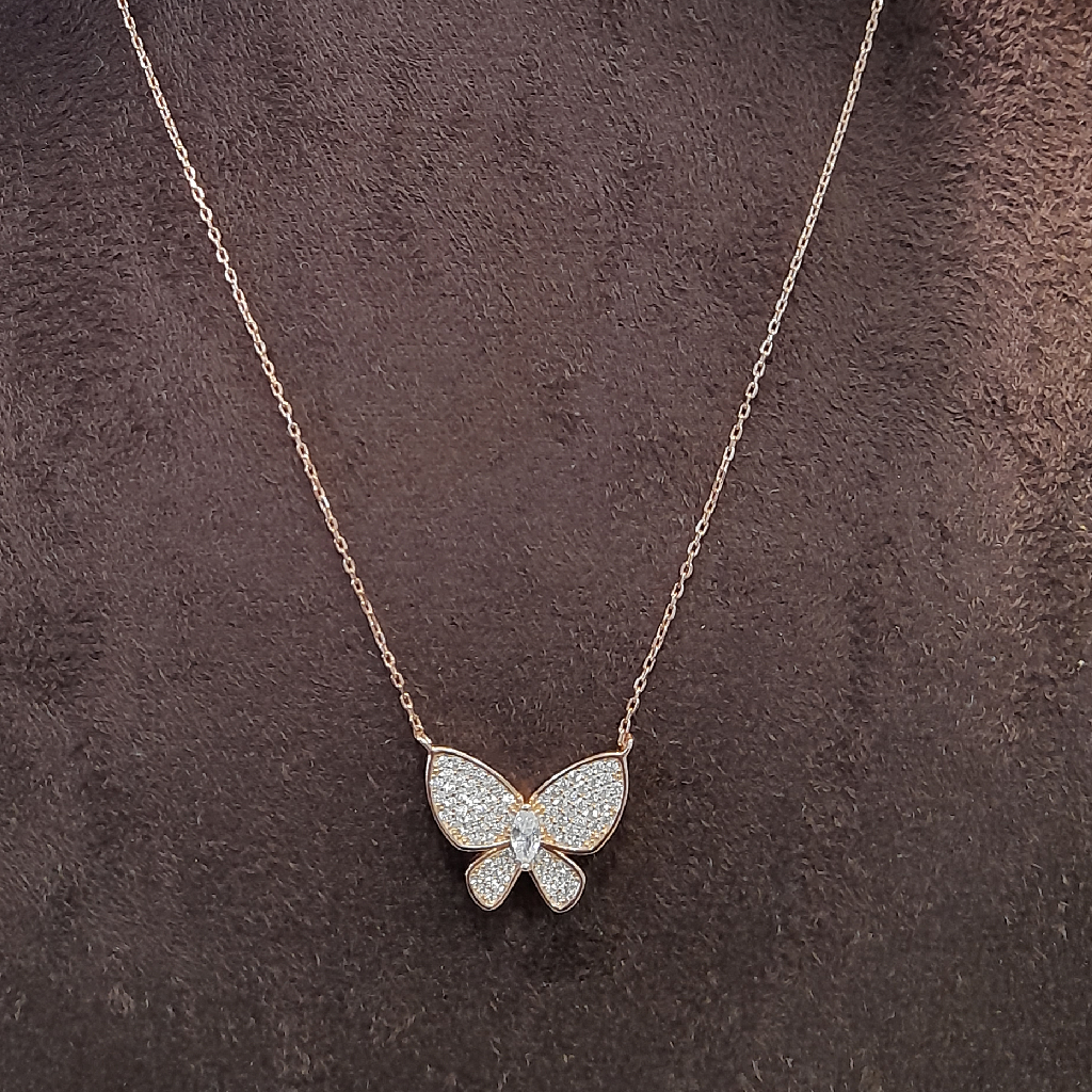 Silver Butterfly concept ladies chain