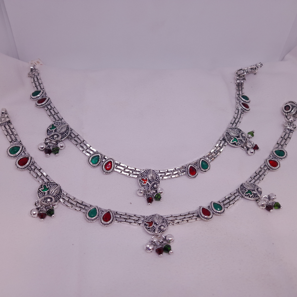 Silver Handmade Design payal