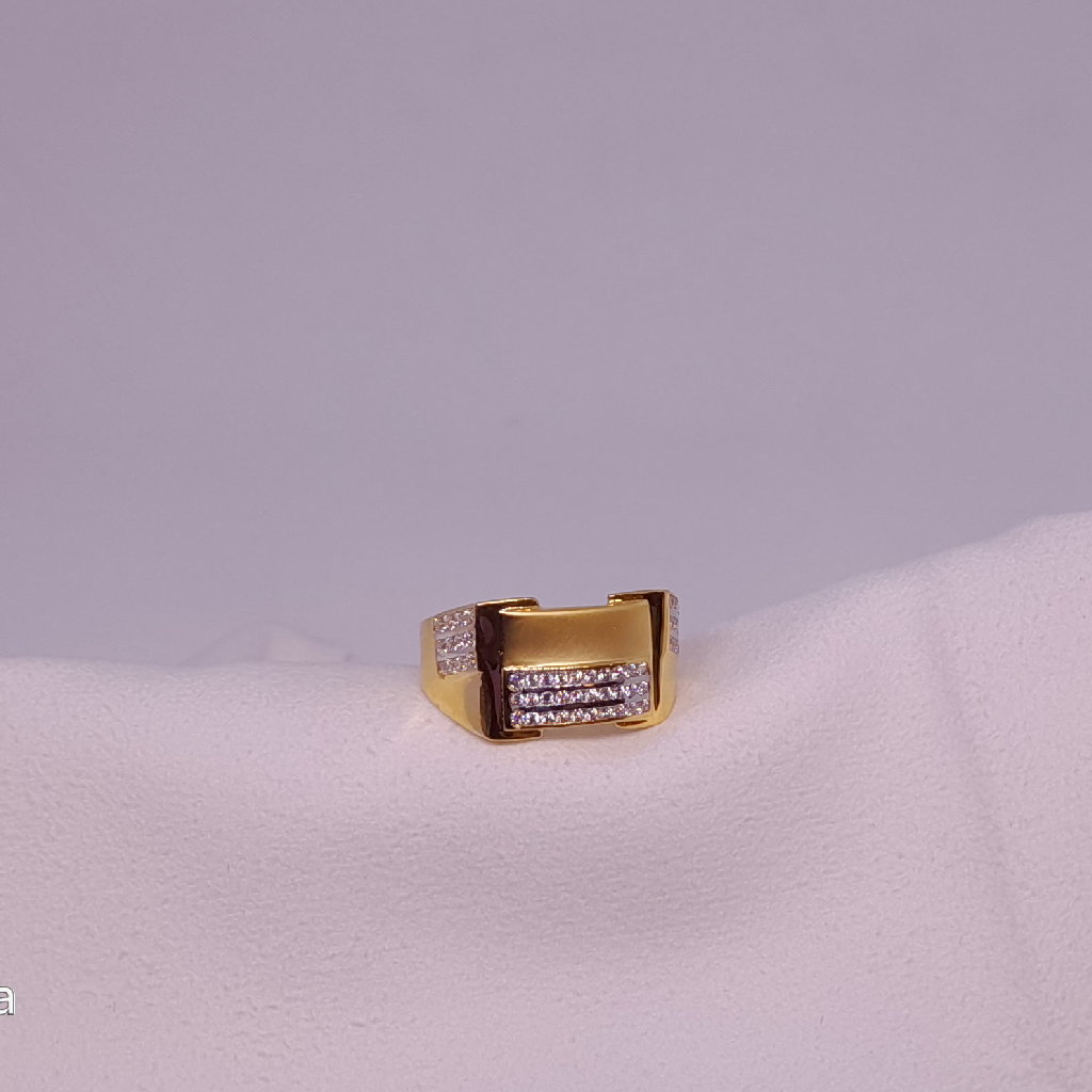 18k gold Modern Combination ring