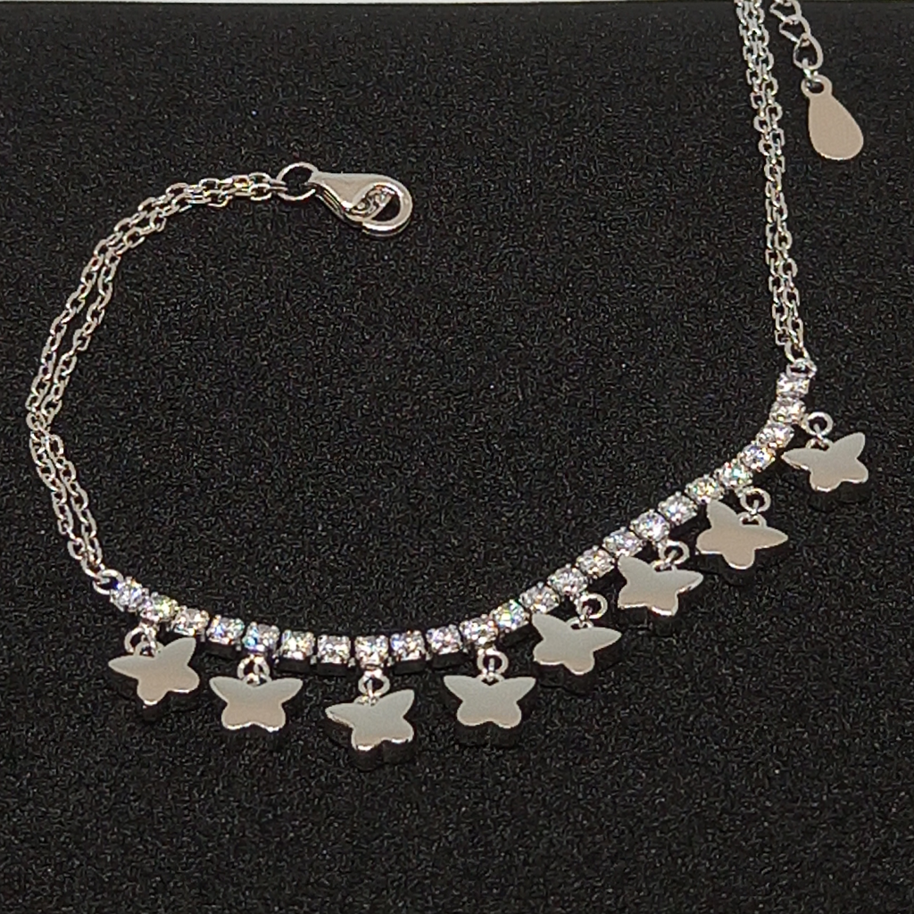 925 Silver butterfly bracelet