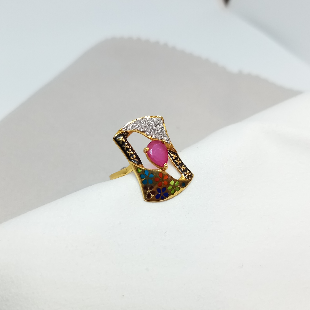 18kt ladies Ring